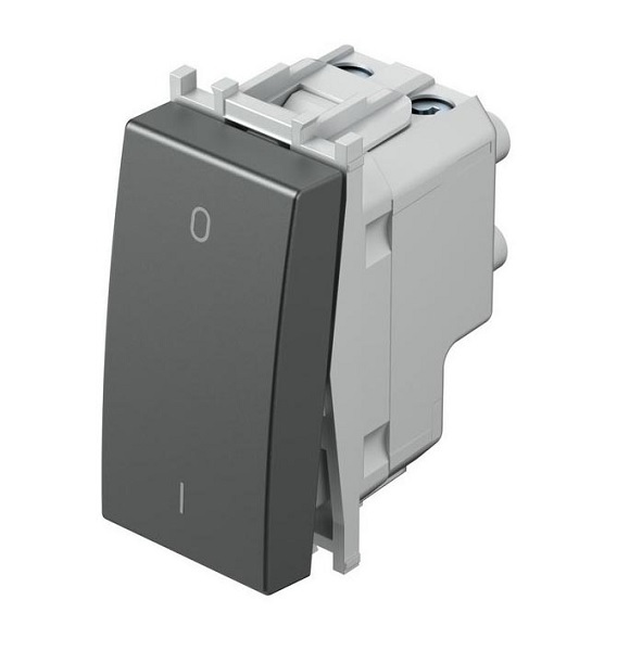 Interruttore Bipolare 16A 250V Antracite